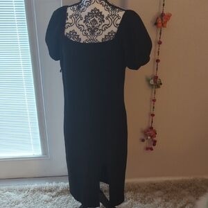 SHEIN Black Midi Dress